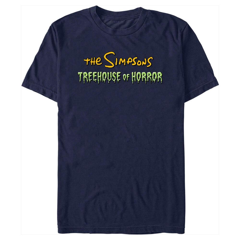 Mens The Simpsons Treehouse Of Horror Logo Tshirt